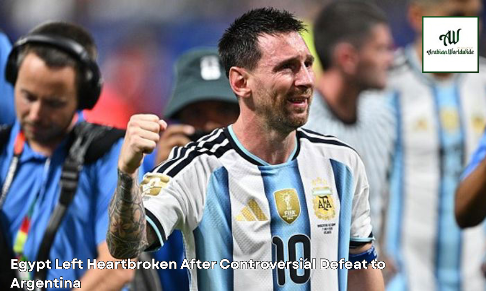 Egypt Left Heartbroken After Controversial Defeat to Argentina | Arebian WorldWide Magazine