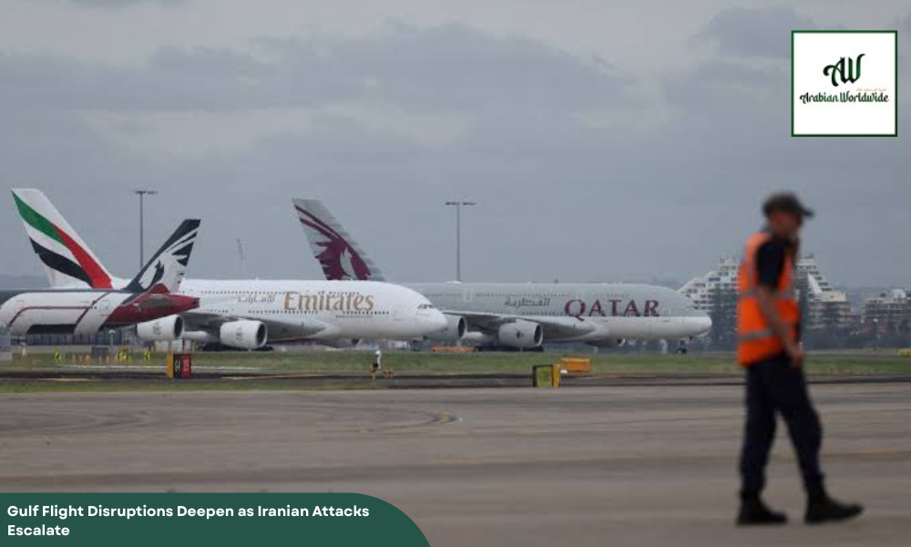 Gulf Flight Disruptions Deepen as Iranian Attacks Escalate